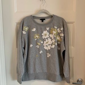J. Crew Embroidered Sweatshirt